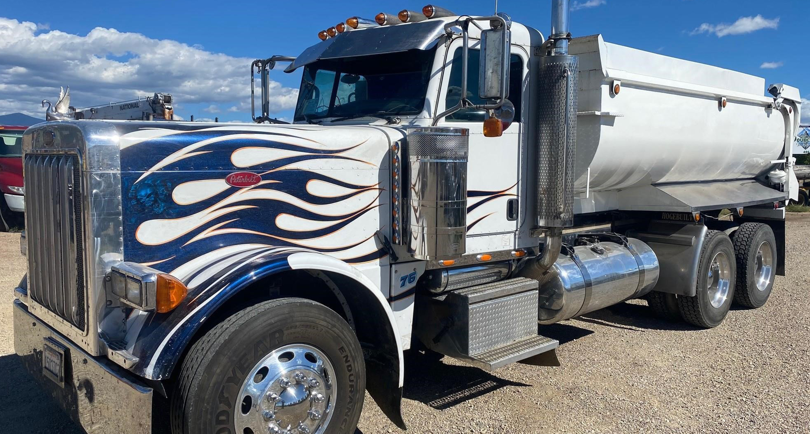 Pete Flames Truck